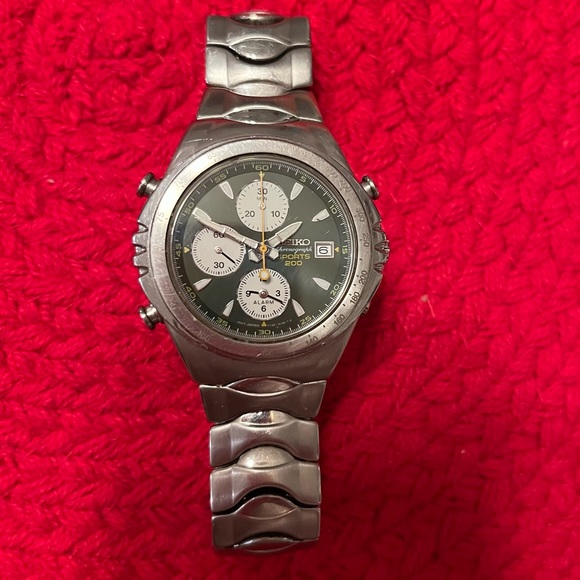 Seiko Other - Seiko Macchina Sportiva By Giugiaro 7T32-6H60 Men’s Watch - Highly Collectible!
